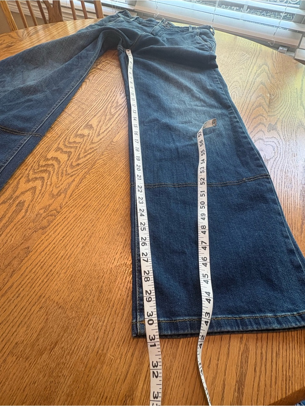Pilcro Anthropologie high rise Wide Leg or flare jeans Size 30 30.5”inseam - Picture 3 of 13